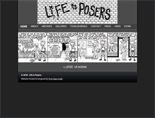 Tablet Screenshot of lifeisposers.com